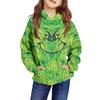 Children's Long-sleeved Loose-fitting Pullover Hoodie With Drawstring And Solid Color