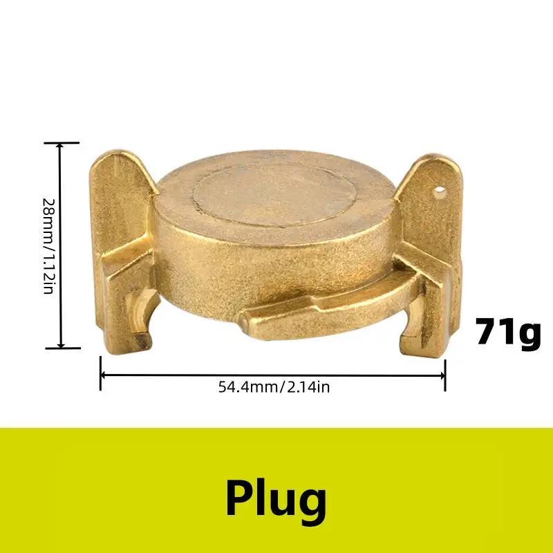 1PCS Gold Quick Connect Water Fitting Claw Couplings Tap Connectors Copper DN15 DN20 DN25 Garden Water Connectors