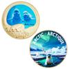 Arctic Island Animal Commemorative Coins, Collecting Commemorative Medals, Enthusiasts Collecting Gifts, Includes gift box