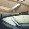 Car Inner Handle Interior Door Panel Pull Trim Cover Beige Black Left Right For BMW X5 E53 1999-2006 Car Accessories