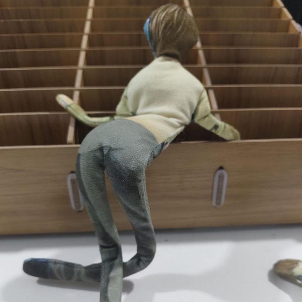 Anime Light Yagami L Plüsch Light Yagami L Plüschtiere Puppe Schlanke Verdrehbare Form Stofftiere Raumdekoration Festivalgeschenk 28cm