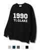TI.GLAKE 1990 Simple Logo Oversized Sweatshirt [Fleece Lining] (Type A)