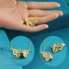 Light Luxury High-End Diamond-Encrusted Magnetic Butterfly Necklace Women'S Niche Design Clavicle Chain Temperament Personalized Fashion Neck Chain