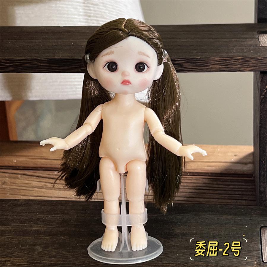 

Articulated Small Girl Doll Toy Head Body and Shoes Included Poseable Figure for Collectors and Creative Display 110-125 Characters One size белый