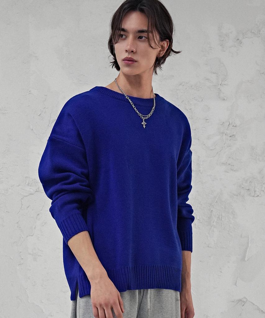 AVANDRESS Washable Crewneck Hachi Knit_8Colors