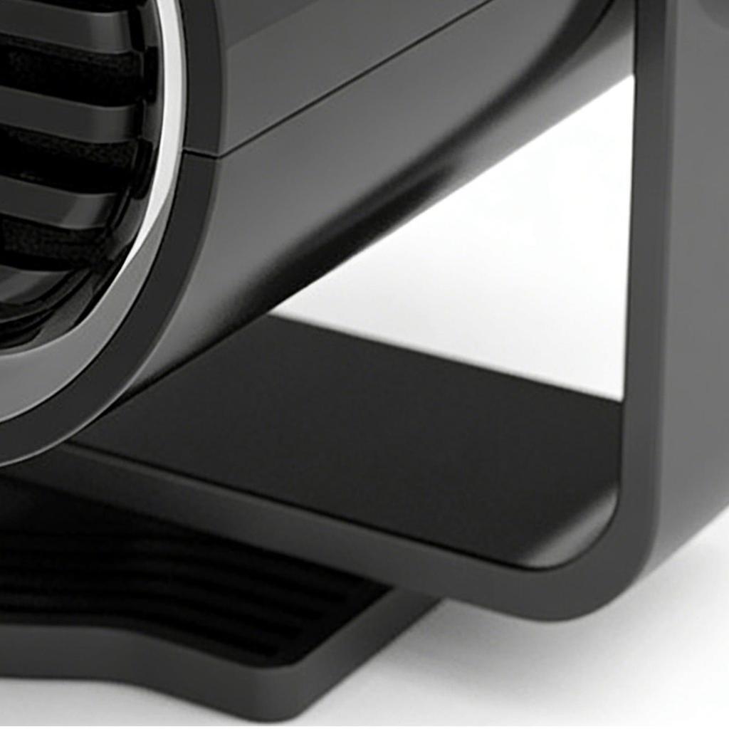 Tragbarer Heizlüfter für Auto 150W Schnelle Heizung 360 Grad Drehung 12V Tragbarer Autoheizlüfter und Entfroster für Innen Außen Garage