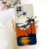 Do Infinix Hot 10T 10S NFC 10i X659B X658E X689 X689C Modne Etui na Telefon z Malowaniem Plaża o Zmierzchu Miękki Silikon Odporne na Wstrząsy Zderzaki