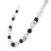 Altesse [M4123] - Amethyst 'Mineralia' Silver Necklace