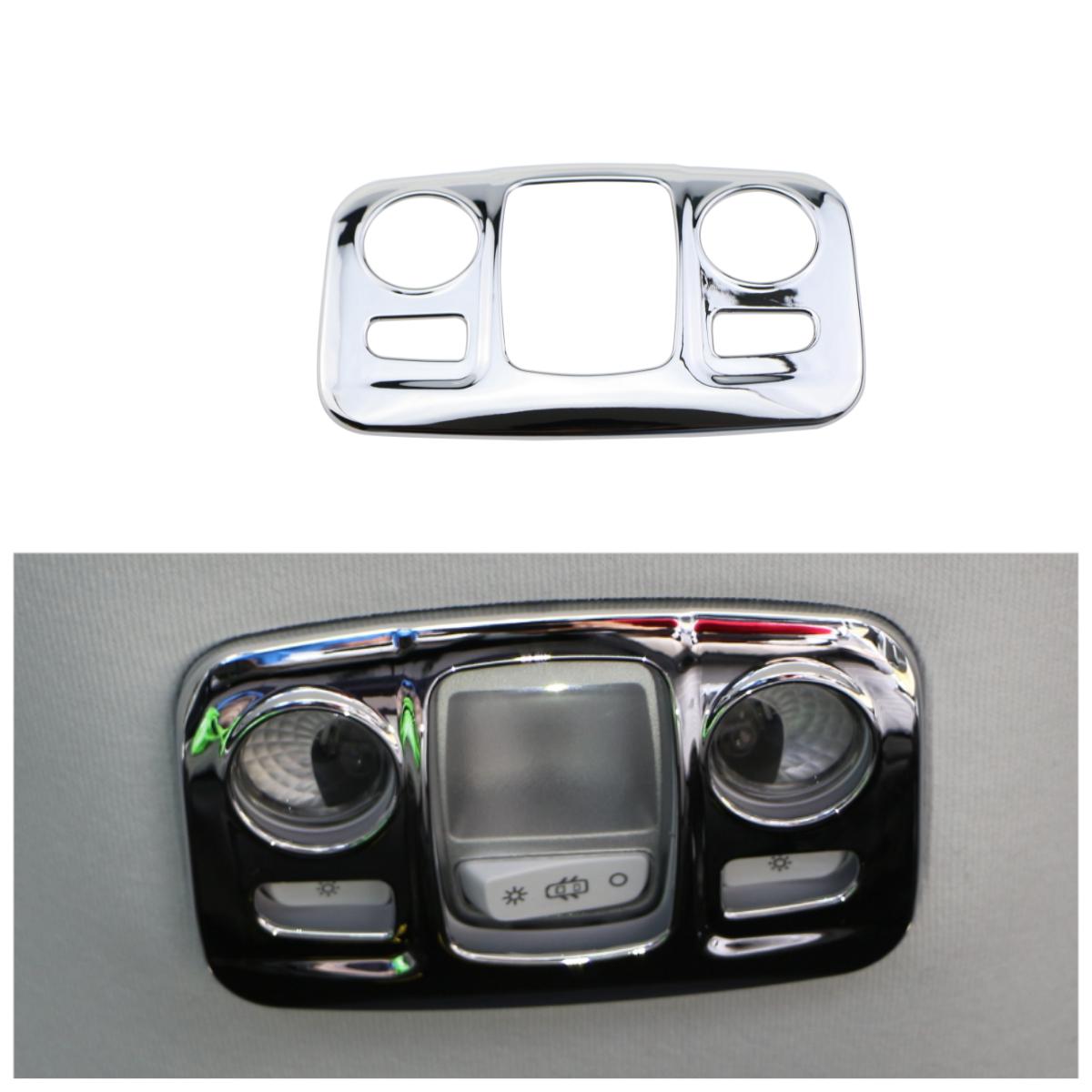 

Накладка на передний плафон для чтения для Peugeot 2008 2014-2018 ABS Хром Глянцевый Серебристый Накладка на плафоны для чтения Аксессуары