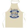 Kitchen Apron - Superhero Midwife - Humorous Pattern - Cotton - Printed In France