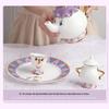 European Beauty and the Beast Ceramic Tea Set: Mrs. Potts Teapot and Chip Mug, Large Capacity.