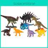 Dinosaur Static Figures Pack With Durable Plastic Material For Gift And Play