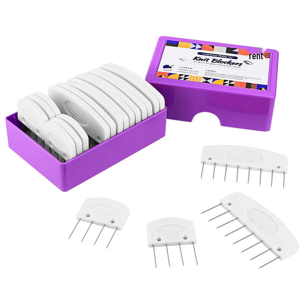 

Сделай сам Формирующие булавки для вязания свитеров и шарфов - Инструменты для фиксации и формирования рядов белый