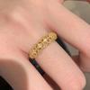 New in Pineapple design Full Diamond Ring High Quality Design Light Luxury Fashion Trend Ring Hollow out Shining Jewelry Gift