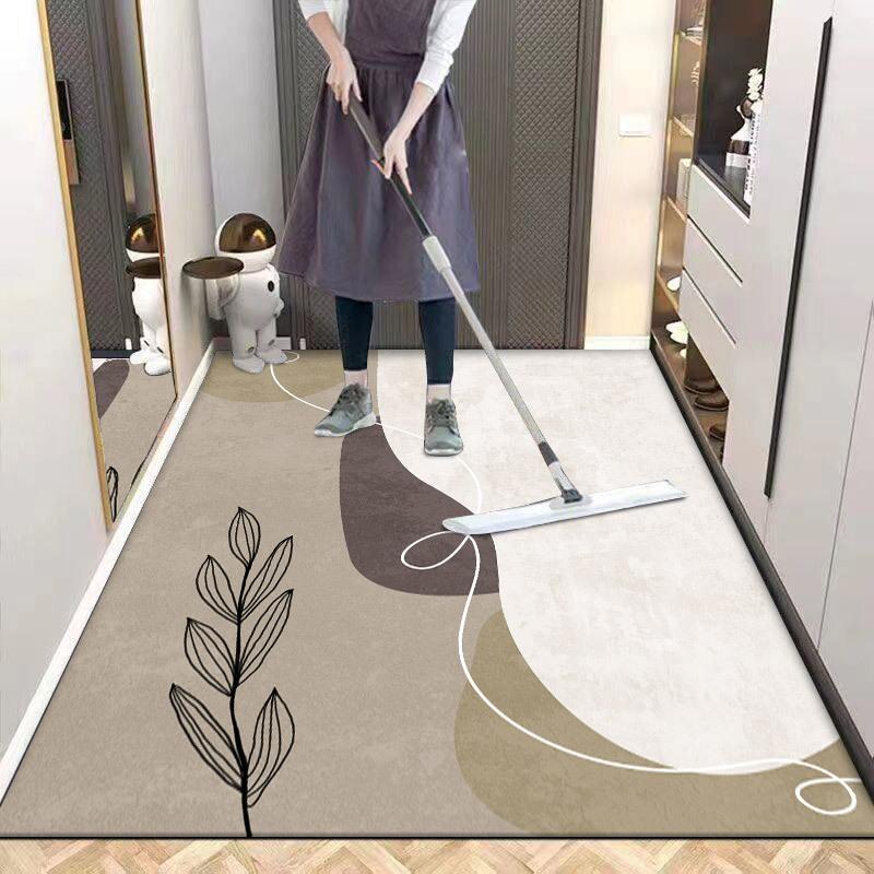 Entrance Door Mat Dirt Resistant Living Room Carpet Easy To Maintain Door Mat Anti Slip Foot Mat
