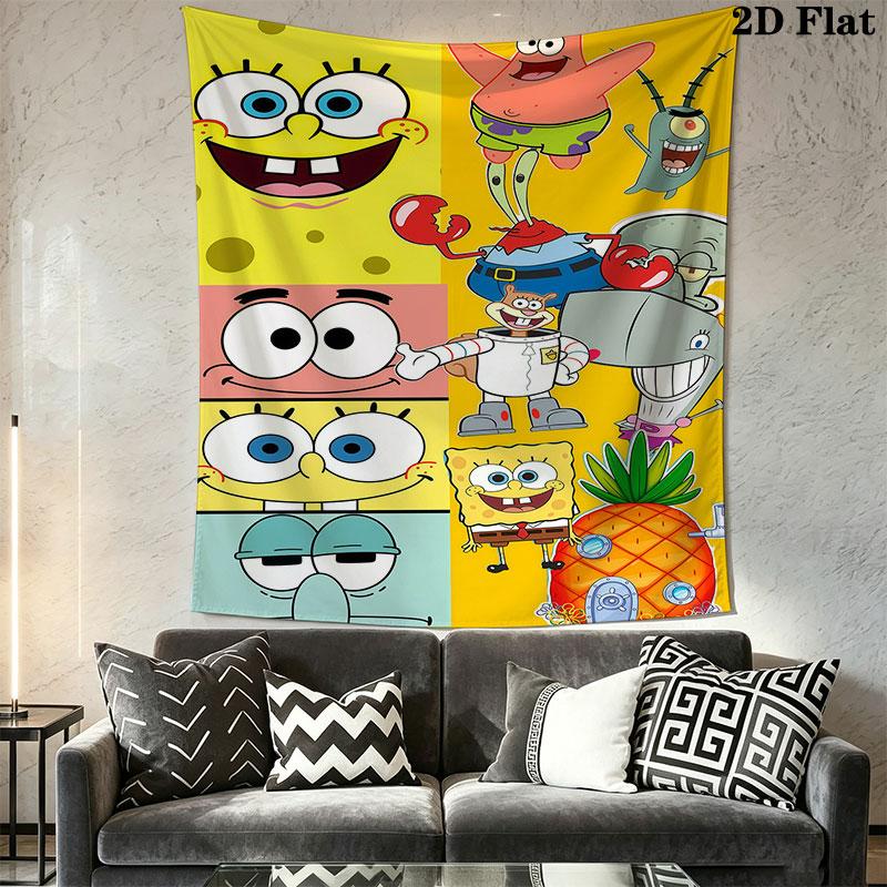 Animation Wall Hanging Printed Fabric Blanket Decorative Tapestries for Bedroom Living Room Home Decor