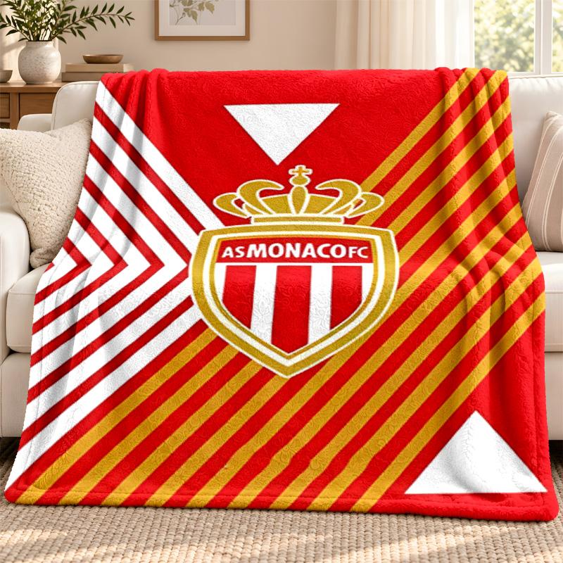 AS Monaco blanket Flannel Blanket Soft Cozy Plush Throw for Sofa Bed Lightweight Home Decoration Outdoor camping
