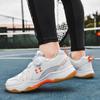 Neue Badmintonschuhe Herren Damen Paare Drehverschluss Jugend Volleyballschuhe atmungsaktiv und rutschfest umfassende Sporttrainingsschuhe