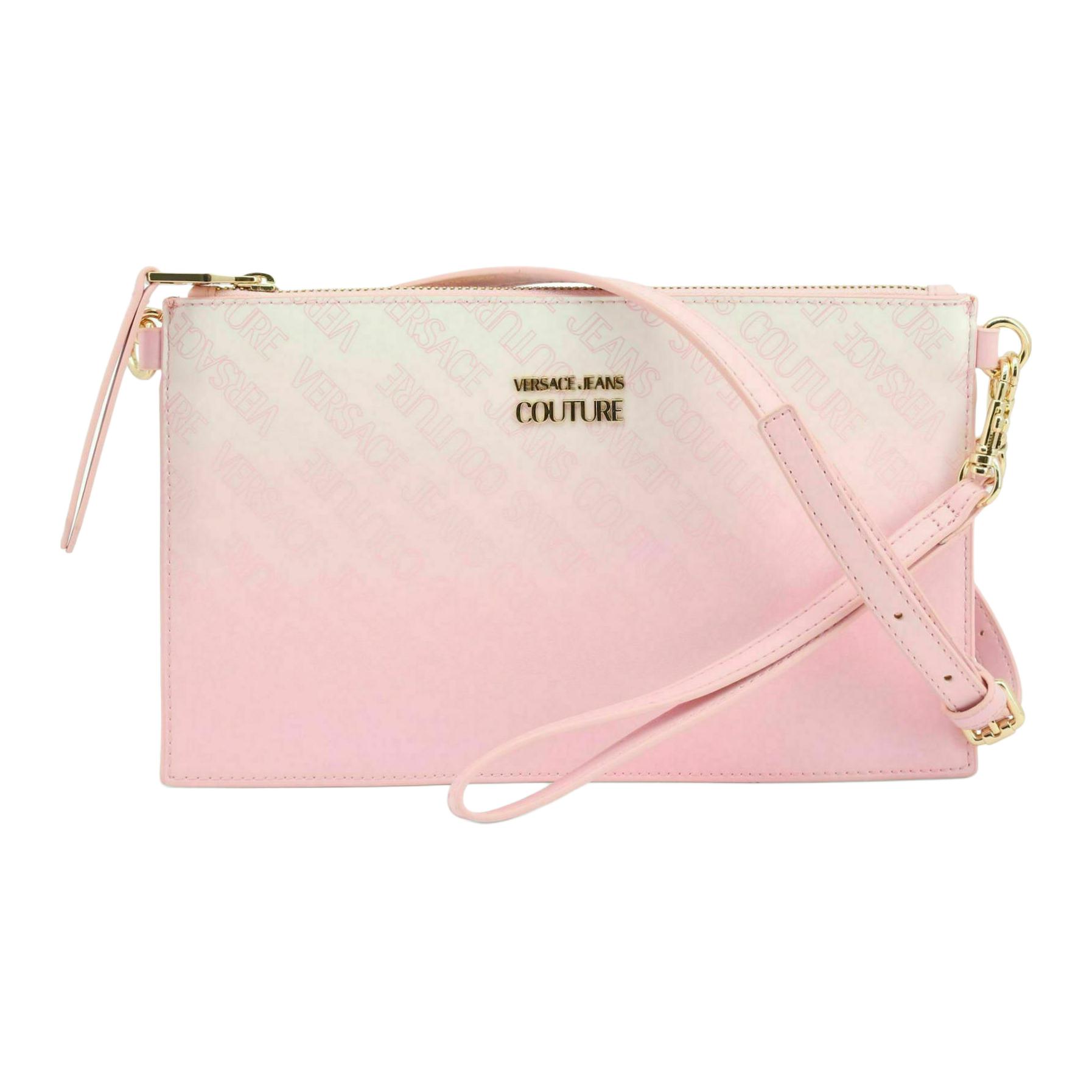 

Новая кожаная сумка на запястье VERSACE JEANS COUTURE, клатч, сумка-конверт, сумка через плечо Трубы Женская розовая E1VWAB6X-71899-426 25.9*0.5*15.5CM