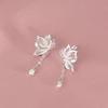 Hollow Lotus Seed Butterfly Tassel Earrings: Women's New Chinese Style, Luxurious Summer 2025 Niche Design.
