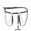Hip Hop Skirt Belt Metal JK Leg Loop Personality Waist Chain  Girls