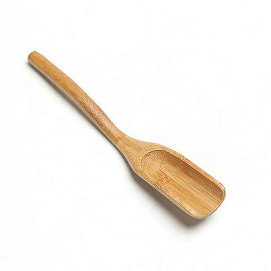 Handmade Bamboo and Ebony Wood Tea Scoop and Spoon Set Bamboo Tea Scoop