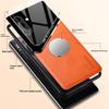 For Samsung Galaxy A26 5G Case Leather Coated PC+TPU Phone Back Cover