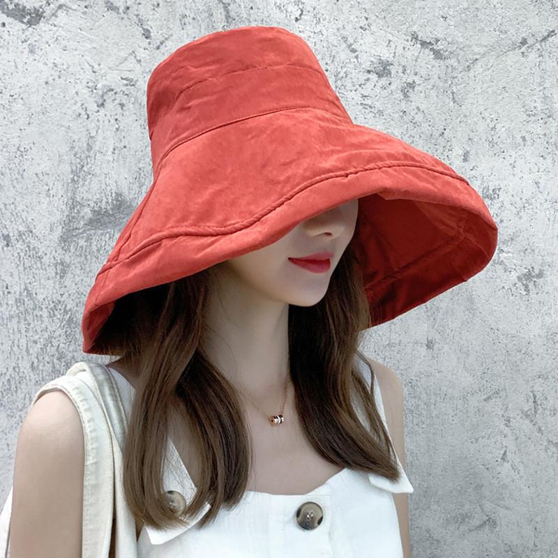 Wide Brim Stylish Summer Sun Protection Fishermans Hat For Women In Trendy Colors
