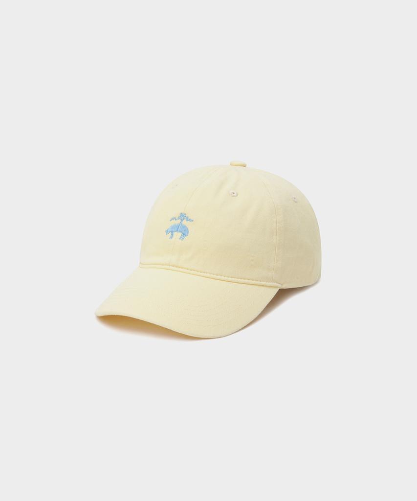 BROOKS BROTHERS [Unisex] Cotton Logo Baseball Cap (Light Yellow) (Bbacmm9906Gef)