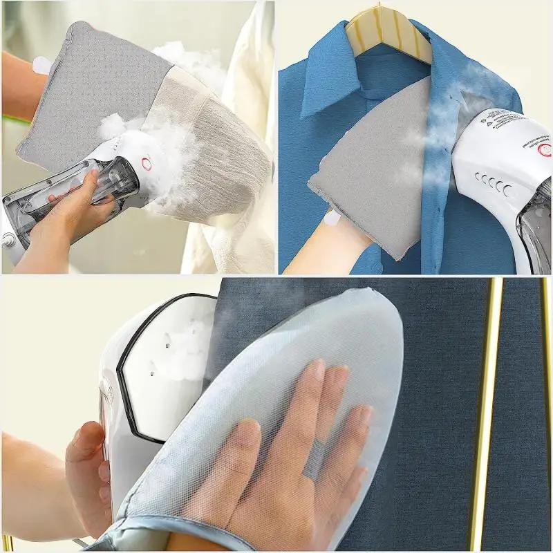 2/1PC Waschbares Bügelbrett Mini Verbrühschutz Bügeleisen Pad Abdeckung Handschuhe Hitzebeständig Flecken Garment Steamer Zubehör für Kleidung