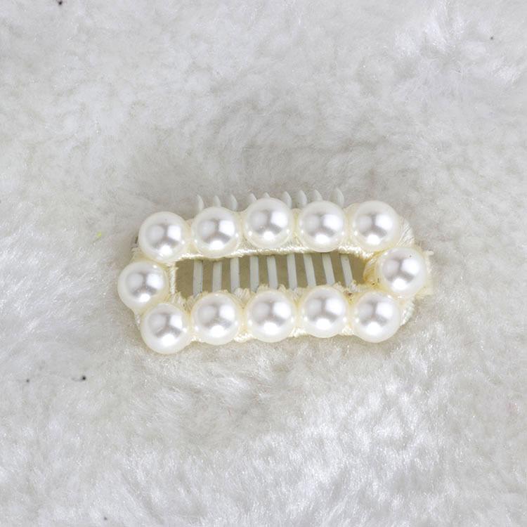 Maltese Rhinestone Puppy & Kitten Hair Clip - Universal Handmade Pet Accessory