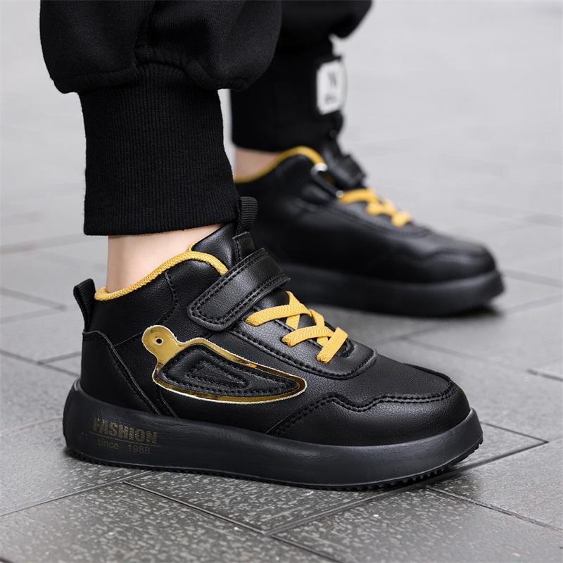 New Style Spring Children Shoes Leather Waterproof Sports Shoes Kids Lightweight Girls Boys Casual Fashion Sneakers