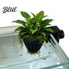 Floating Plant Basket Aquarium Holder Top Hanging Fish Tank Decoration Planter with Screw Clamp for Anubias Aquatic Plants Planting