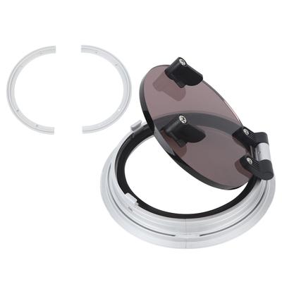 Yacht Porthole 9 Inches Round Marine Grade Aluminum Porthole Inward Opening Boat Transparent Window