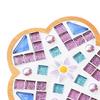 Mosaic Coaster Making Kit for Adults Kids Cup Mat Glass Mosaic Tiles Kit