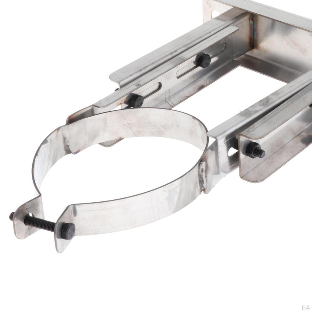 Support de Support de Tube de Cheminée Accessoires Collier Réglable pour Gaine de Cheminée