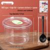 Yudefeng Disposable Dessert Bowls with Spoons & Stickers (50 Sets)