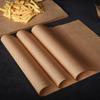 100 Stück Ofen Pergamentpapier Toaster Pergament Backform Liner Pad Kraft Air Fryer Lebensmittelverpackung