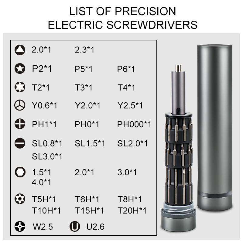 

Набор прецизионных электрических отверток 32 в 1, магнитные биты Phillips Torx, профессиональный инструмент для ремонта камер iPhone, очков
