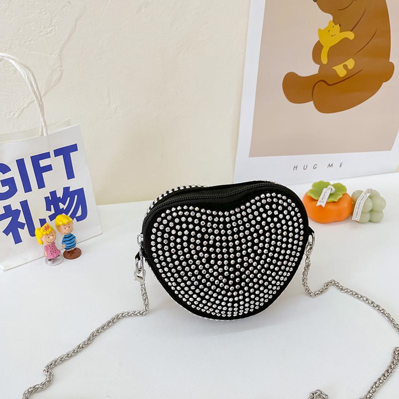 Fashionable Rhinestone Mini Shoulder Bag For Children Stylish Crossbody Purse With Breathable And Durable Materials
