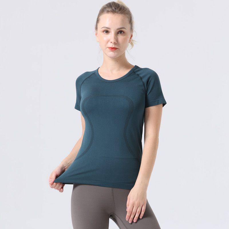 

2023 Оригинальная куртка для йоги Ebb to Street Женская футболка с коротким рукавом для фитнеса, бега, упражнений 2.0 B53 dark green short sleeve M/size 4