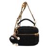 Autumn and winter tide Xiaoxiangfeng handbag women's 2025 new woolen diamond chain bag fashionable versatile shoulder bag