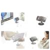 All-Metal Phone Stand with 360° Rotation and Adjustable Height, Ideal for iPad and Tablet Storage and Display.