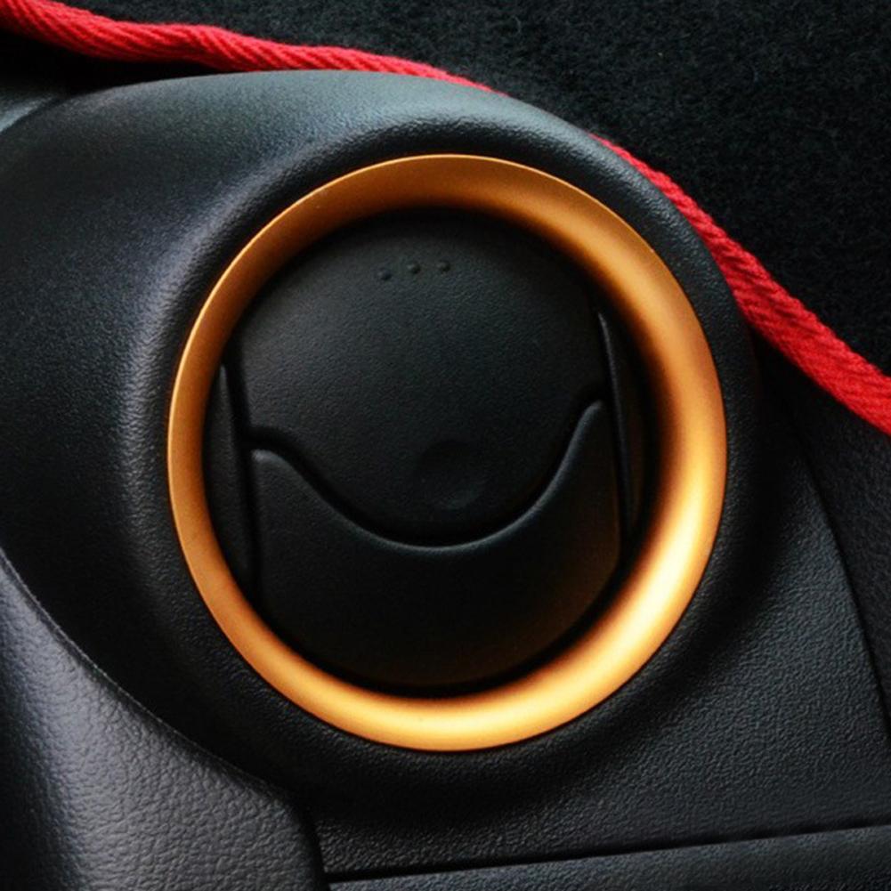 1pc Car Air A/C Vent Ring Cover Trim Frame Sticker Accessories for Micra March K13 2011 - 2017