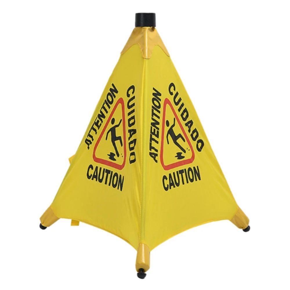 Faltbares Nasses Schild Dreieckiger Kegel Pop-Up Warnschild Sicherheitswarnung