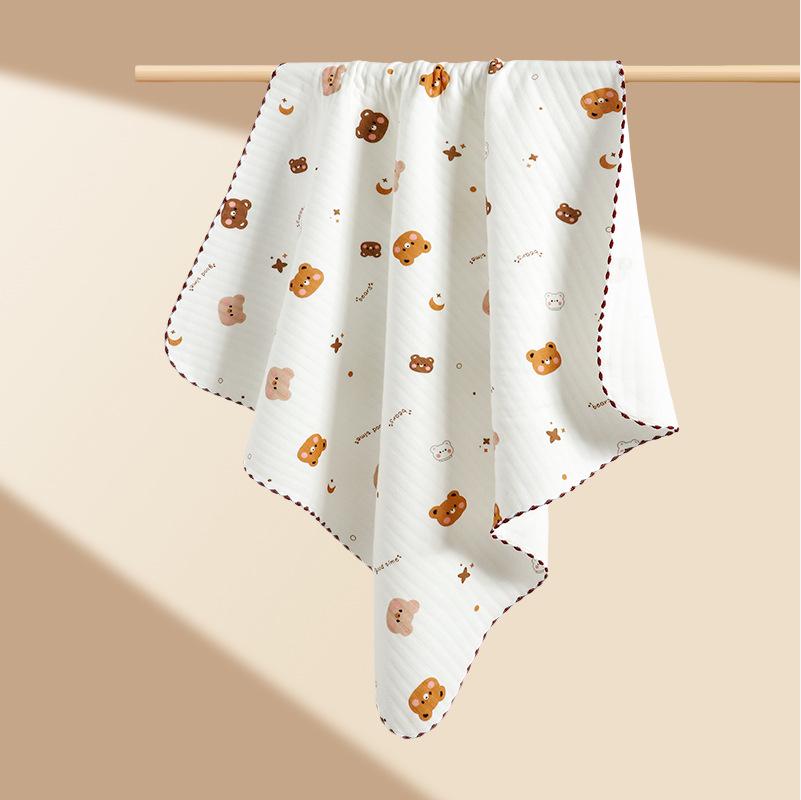 Class A Pure Cotton Baby Swaddle Blanket – Essential for the Delivery Room & Suitable for All Seasons