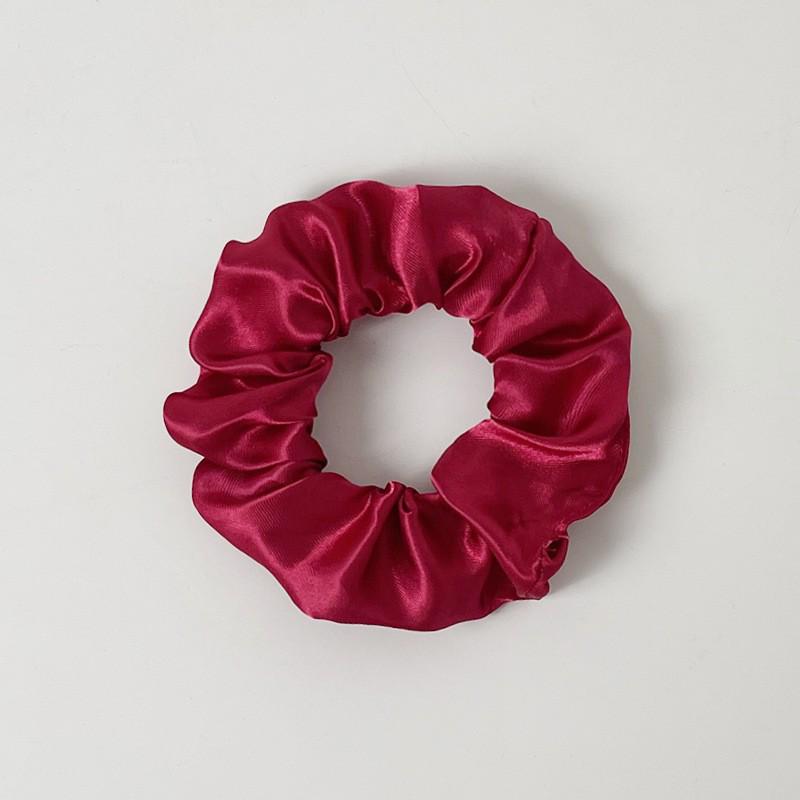 LED Light-Up Large Intestine Hair Scrunchie - Women's Shiny Nightclub Elastic Flower Headband for Parties and Christmas