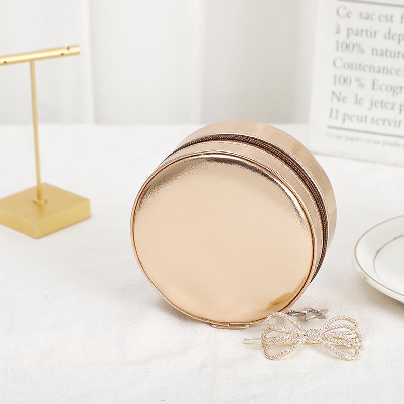 Elegant Jewelry Storage Box – Round Gift Packaging for Earrings, Necklaces, and Studs