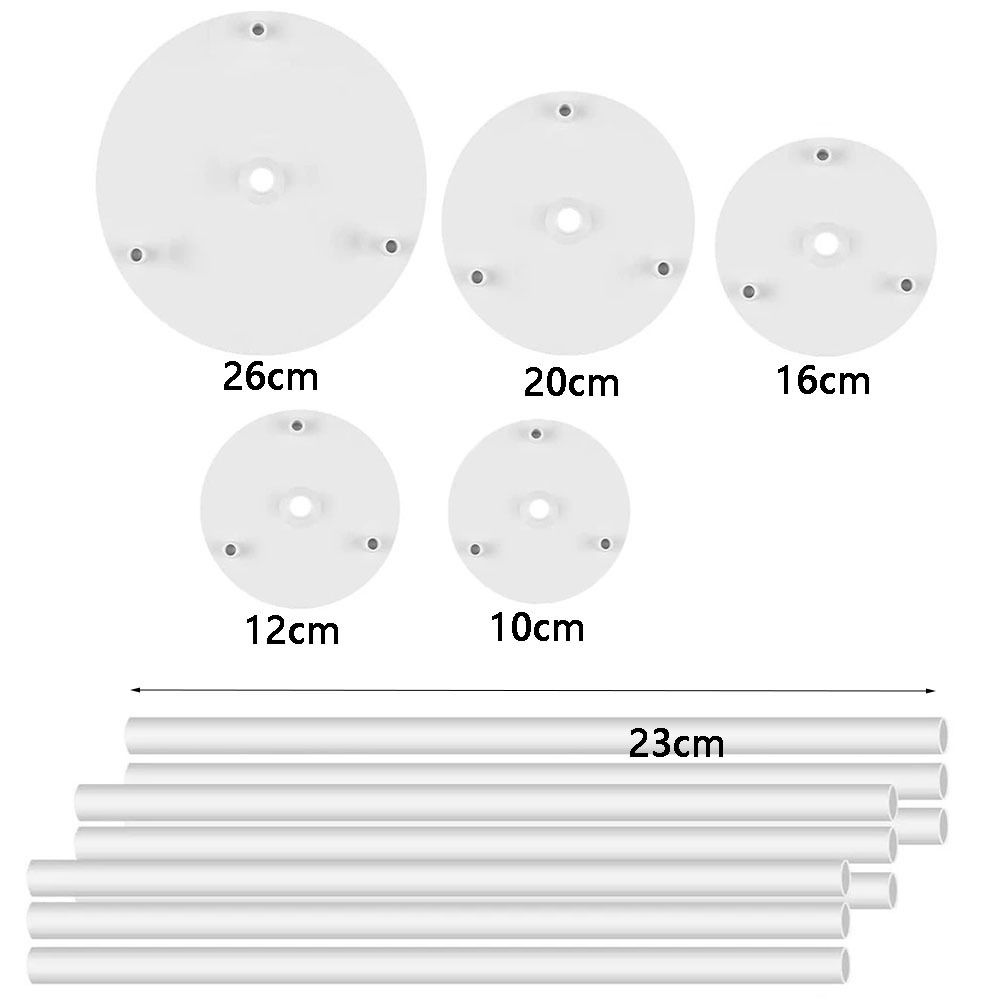 Plastic Cake Spacer Piling Bracket Multi-Layer Cake Tier Support  Cake Tier Support