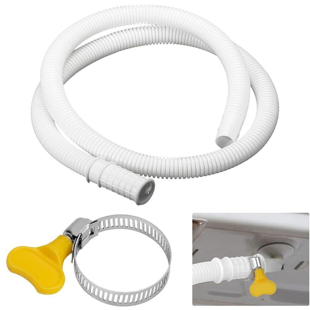 White Semi-Automatic Washing Machine Tube Plastic Draining Hose New Drainpipe